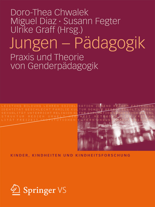 Title details for Jungen – Pädagogik by Doro-Thea Chwalek - Available